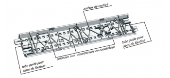 R61181 Elements amortisseur de rails