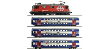 Train électrique : ROCO R61443 - Coffret train locomotive électrique RE 420 des CFF