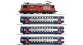 Modélisme ferroviaire : ROCO R61442 - Coffret train Locomotive électrique RE 420 des CFF avec un train de banlieue 