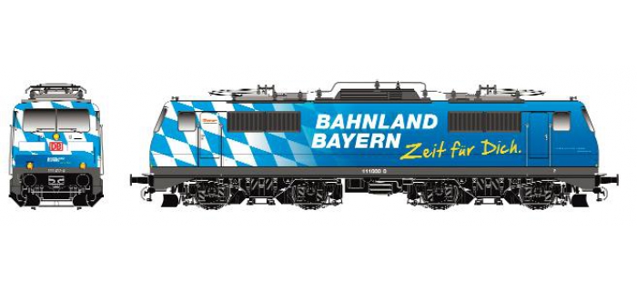 roco 62689 LOCO E.BR111 BAYERN DB modelisme ferroviaire