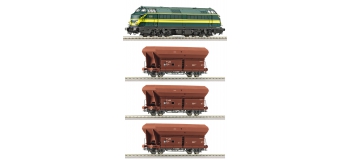 ROCO 628901 - Rame diesel SNCB, loco série 60 + 3 wagons