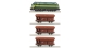 ROCO 628901 - Rame diesel SNCB, loco série 60 + 3 wagons