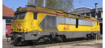 roco 62907 Locomotive A1A A1A 668523 INFRA - logo Carmillon