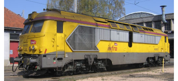 roco 62906 Locomotive A1A A1A 668523 INFRA - logo Carmillon train miniature