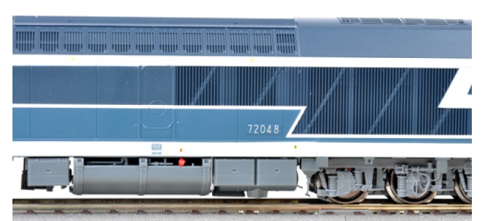 Locomotive diesel CC 72048, SNCF, DC Digital