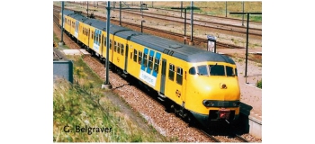 Train électrique : ROCO R63167 - Automotrice Plan T jaune NS