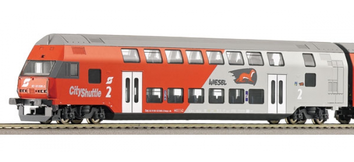 roco 64010 Coffret de 3 voitures à 2 niveaux, ÖBB