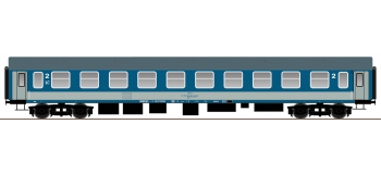 roco 64812  Voiture voyageurs 2ème classe UIC-Y, MAV