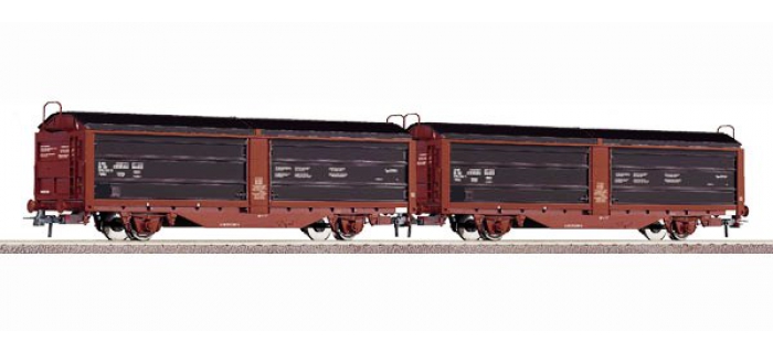 Train électrique : ROCO R66040 - Coffret 2 wagons de la SNCB 