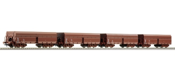 roco 66056 4 wagons à déchargement automatique, DR