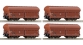roco 66099 Coffret de 3 wagons trémies à clapets