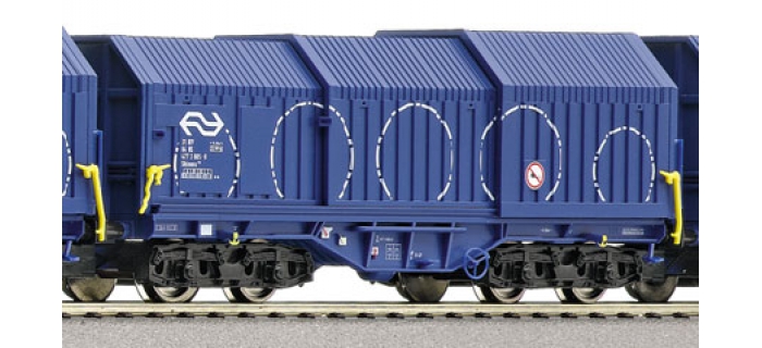 roco 66113 Coffret de wagons à capots télescopiques, avec son