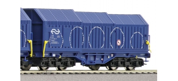 roco 66113 Coffret de wagons à capots télescopiques, avec son