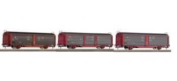roco 66183 3 wagons à toit enroulable de la DB AG