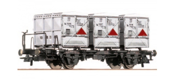 ROCO R66263 - Wagon plat container SBB 