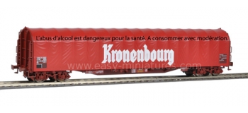 wagon train electrique roco 66301 Wagon baché Kronenbourg, SNCF