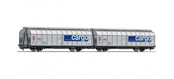 modélisme ferroviaire : ROCO R66736 - Wagon double couvert SBB cargo 