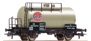 Modélisme ferroviaire : ROCO R66908 - Wagon citerne GULF NS 