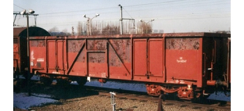 Train électrique : ROCO R66997 - Wagon tomberau EAOS SNCB
