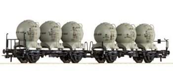 Train électrique : ROCO R67016 - Set 2 wagons silo DB 