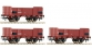 Train électrique : ROCO R67021 - Set 3 wagons tombereaux FS