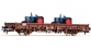 Train électrique : ROCO R67027 - Wagon plat tracteurs Ns 