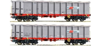 MODELISME FERROVIAIRE ROCO 67041 - Set 2 wagons tomberaux OBB