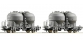Modélisme ferroviaire :  ROCO R67093 - Set 2 wagons silo SBB