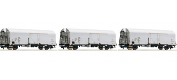 Modélisme ferroviaire : ROCO R67111 - Set 3 wagons INTERFRIGO DR