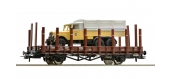 Train électrique : ROCO R67260 - Wagon plat + camion OBB 