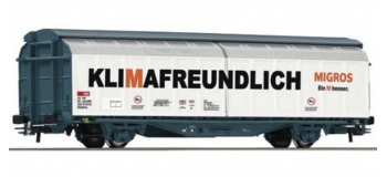 Train électrique : ROCO R67384 - Wagon couvert MIGROS SBB 