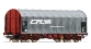 Train électrique : ROCO R67545 - Wagon baché CFL 