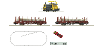 Roco 51333 Coffret de départ digital Z21 : Locomotive diesel sonorisée «Sik», train de travaux NS