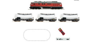 Roco 51340 Coffret de départ digital Z21: Locomotive diesel série 232, train wagons-citernes, DB AG