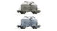 Modelisme ferroviaire : ROCO R 76072 - Coffret de 2 pièces : Wagons silo SNCB