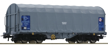 Modelisme ferroviaire : ROCO R 76452 - Wagon à bâche coulissante 