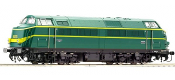 Train électrique : ROCO R62897 - Locomotive diesel série 60 verte SNCB