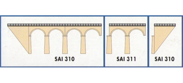 SAI 0310 - Viaduc ferroviaire à 4 arches - SAI