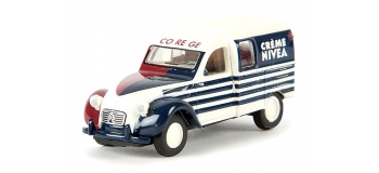 Modélisme ferroviaire : SAI 2847 / BRE14156 - Citroën 2CV fourgonnette Nivéa crème et huile de bronzage