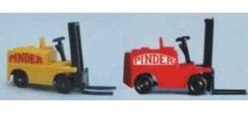 SAI 3846 - Chariots elevateurs Cirque Pinder nouveau logo, 2 pièces - SAI