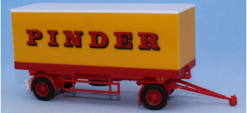 SAI 3850 - Remorque 2 essieux Cirque Pinder logo droit - SAI