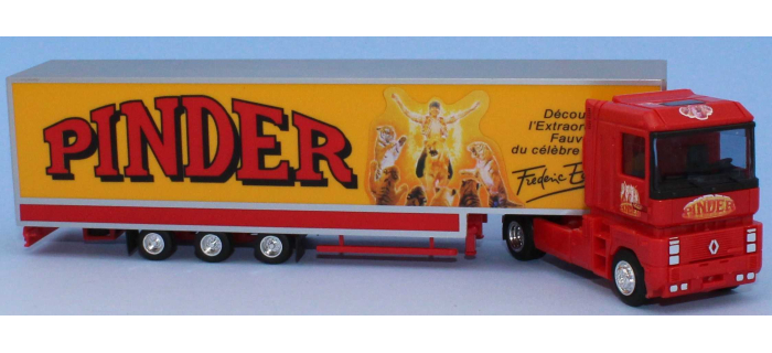 SMI6 Lot A et B SEMI REMORQUE 1/43 Altaya IXO RENAULT AE Magnum Motorhome Cadeau TEAM F1 Mclaren