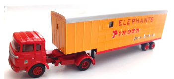 SAI 3995 - Semi-remorque Berliet TRK 10, Pinder Jean Richard, bétaillère éléphants - SAI