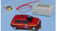 SAI 927 - Renault Clio 2 pompiers, avec gyrophare clignotant et phares éclairés - SAI