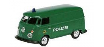 Train électrique : SCHUCO SCHU25735 - VW T1 Police