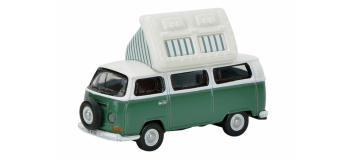 Train électrique : SCHUCO SCHU26081 - VW T2a Minibus camping avec toit basculant 