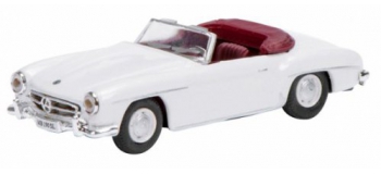 Modélisme ferroviaire : SCHUCO SCHU26179 - Mercedes-Benz 190SL Soft décapotable banc