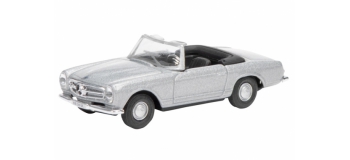 Modélisme ferroviaire : SCHUCO SCHU26181 - Mercedes-Benz 280SL décapotable argent