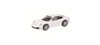 Modélisme ferroviaire :  SCHUCO SCHU26209 - Porsche 911 (991) Carrera S coupé blanche