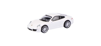 Modélisme ferroviaire : SCHUCO - SCHU452620900 -Porsche 911 (991) Carrera S Coupé Blanche